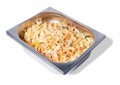 zalm met pesto roomsaus