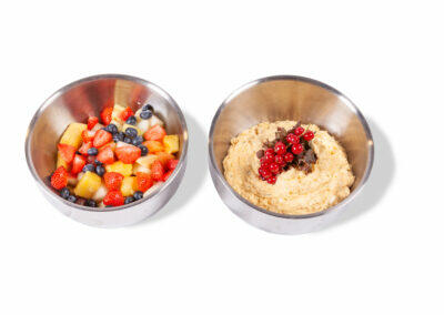 fruitsalade en salade