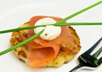 Amuse-gerookte zalm